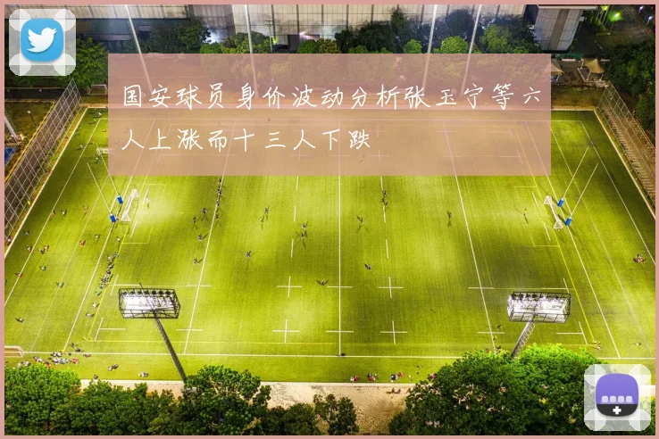 国安球员身价波动分析张玉宁等六人上涨而十三人下跌